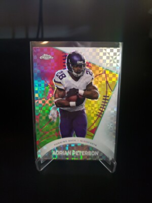 Adrian Peterson 2023 Topps Composite Topps Chrome All-Etch X-fractor. Vikings