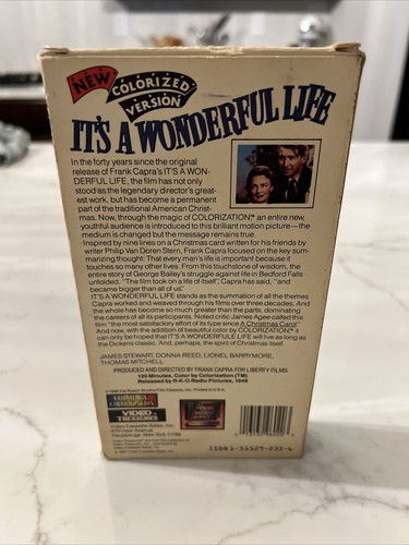 It's a Wonderful Life (VHS, 1986, Colorized Version) - Picture 3 of 5