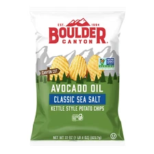 Boulder Canyon Avocado Oil Chips, 22 oz