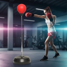 Standboxsack Erwachsene inkl. Boxhandschuhe Boxbirne Punching Ball Ständer