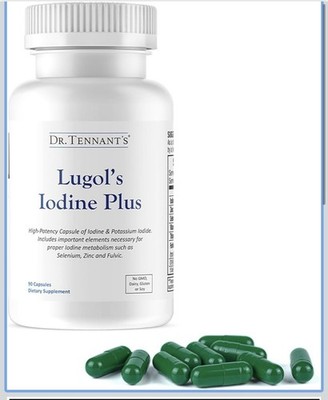 *DEAL! * 90 count  LUGOLS Iodine Gel Caps Plus-Zinc Selenium Iodide-12.5 mg