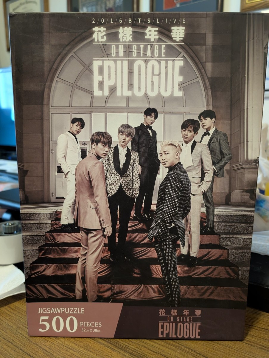 BTS Jigsaw Puzzle-Live on Stage Epilogue-500 Pieces-Pre-owned-with