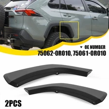 For 2019-2024 Toyota RAV4 Rear Fender Flare Trim Molding Left & Right Wheel Trim