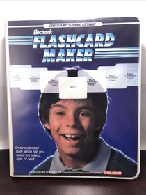 Coleco Adam Electronic Flashcard Maker Colecovision 1984 Cassette And Manual