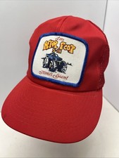 Vtg 1980s Little Bear Foot S-10 Illinois Giant Monster Truck Hat Cap Bigfoot