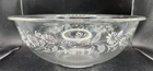 Vintage Pyrex 326 4L Colonial Mist Mixing Bowl Clear White Daisies 11 3/4” Large