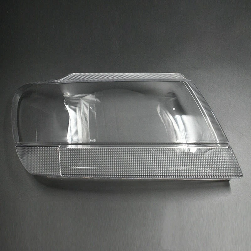 Cubierta de lente de faro delantero izquierdo y derecho para Jeep Grand Cherokee 1999-2004 Foto 4 de 4