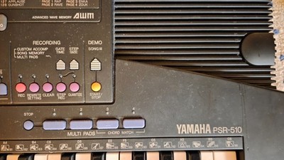 Yamaha PSR-510 61鍵盤キーボード Yamaha PSR-510 61-Key MIDI Portable Keyboard Synthesizer - Black