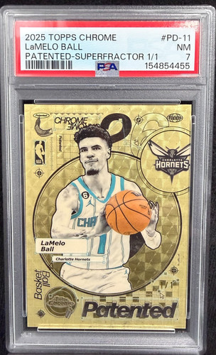 LaMelo Ball [Superfractor] #PD-11 2025 Topps Chrome Patented card