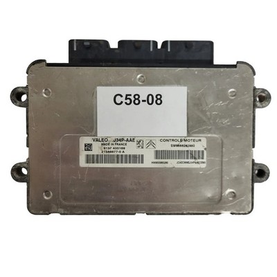 PEUGEOT CITROEN ECU / J34P-AAE / 21586677-0 / 21586677-0A / 9666262880 /