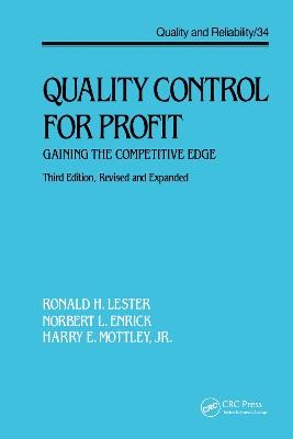 Qualitätskontrolle für Profit - 9780824786588