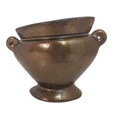 Michael Lambert Bronze Dancing Sugar Bowl Studio Pottery California