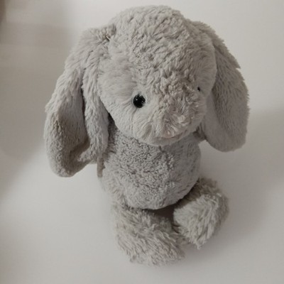 Jellycat London Rare Original Medium Bashful Grey Bunny Collectible 