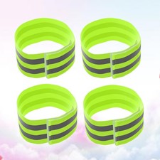 4 Pcs Reflective Leg Bands Arm Strap Supply Armbands Luminous Cycling