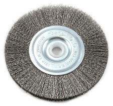 Forney 72743 Wire Wheel Brush, Fine Crimped with 5-Inch-by-.008-Inch, Gray