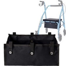 Large Rollator Walker Basket, Under Seat Rollator Bag, Walker Basket for Four Wh