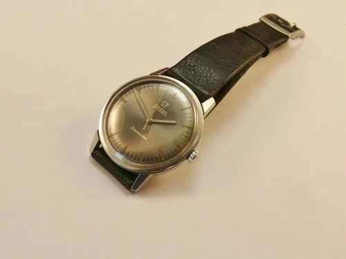 VINTAGE 1965 OMEGA SEAMASTER 552 24j AUTOMATIC RARE GREY DIAL GENTS WRISTWATCH