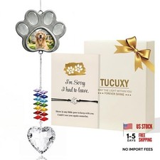 Dog Memorial Gifts for Loss of Dog, Personalized Pet Rainbow Pet Memorial