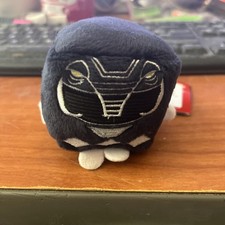 Black Power Ranger Kawaii Cubes Plush - New with Tags