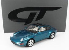 Porsche 911 993 Targa Turquoise Blue 1995 GT Spirit GT350 1:18 Resin 999 Pcs