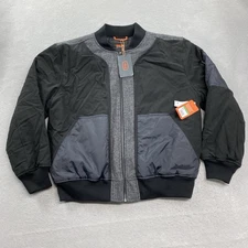 Bass Outdoor Jacket Mens Large Black Full Zip Hero Bomber Regular Fit