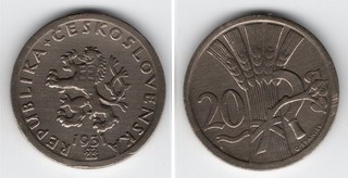 Tschechoslowakei 20 Heller 1931