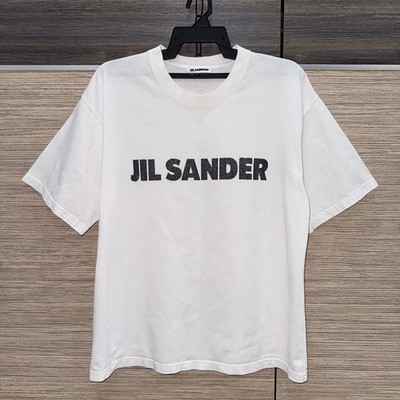 Jil Sander Oversized Spellout T Shirt Mens Small Boxy Streetwear Logo Tee