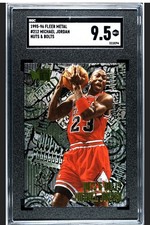 MICHAEL JORDAN 1995 FLEER METAL NUTS & BOLTS SGC 9.5 ! *FRESHLY GRADED BEAUTY !