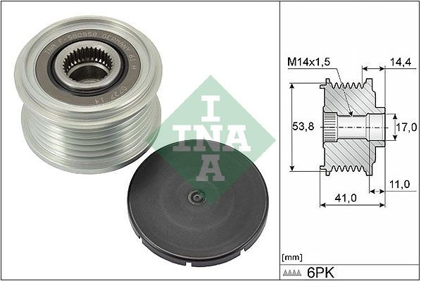 Schaeffler INA 535 0304 10 Generatorfreilauf FüR CitroËN DS Passend FüR Fiat-image
