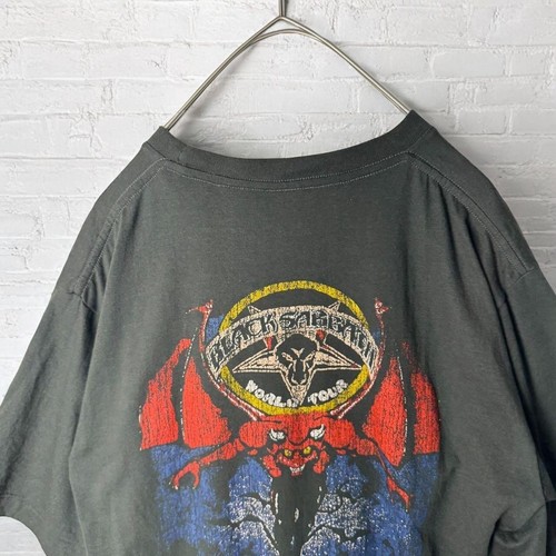 Camiseta de manga corta rara vintage de los 90 con banda sabática negra talla XL (LL) - Imagen 6 de 10