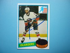 1980/81 TOPPS NHL HOCKEY CARD #9 KEN MORROW ROOKIE RC EX/NM AUTO AUTOGRAPH