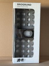 IKEA BROGRUND Chrome Plated Shower Shelf Caddy NEW 903.285.26