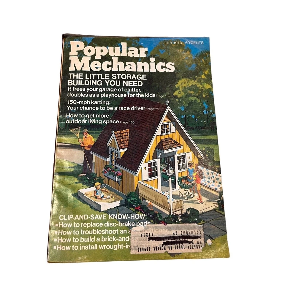 Vintage Popular Mechanics Magazines 1973 & 1974, lot of 4 issues w/ Vintage Ads! - Image 3 of 4