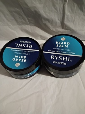 RYSHI Beard Balm Paraben-Free Phthalate-Free Softens Styles 2.64 oz 75g