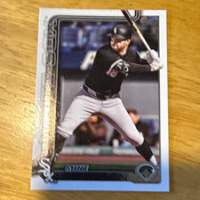 2025 Topps Update Series US243 Mike Tauchman Chicago White Sox Rookie Card. rookie card picture