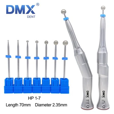 DMXDENT Surgical Dental Angled Straight Low Speed Handpiece 1:2 Osteotomy for Burs 70mm