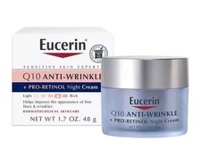 Eucerin Q10 Crema Notte Viso Antirughe, Senza Profumo 1,7 Oncia
