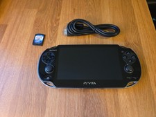 PlayStation PS VITA Console Wi-Fi Model Crystal Black PCH-1000 ZA01 US SELLER