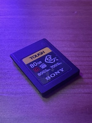 Sony CFexpress Type A TOUGH Memory Card 80GB   CEA-G80T   Read 800MB/s II