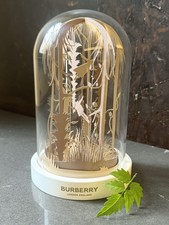 BURBERRY RICCARDO TISCI “ANIMAL KINGDOM” GLASS CLOCHE W/CUT PAPER DIORAMA — RARE