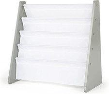 Kids Bookshelf, Montessori Front Facing Toddler Bookcase 4 Tier