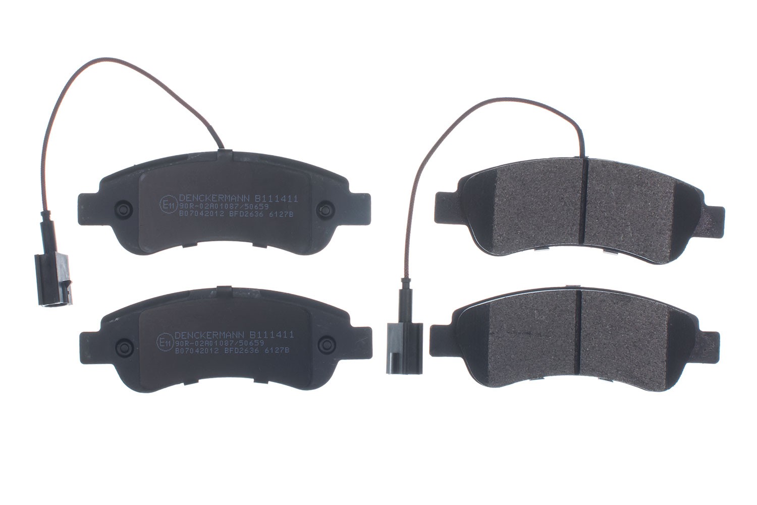 Fits DENCKERMANN FILTRY B111411 BRAKE PADS