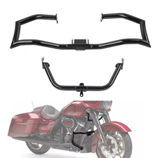 Engine Crash Bar + Fairing Support Bracket For Harley Road Glide FLTRX 2015-2023