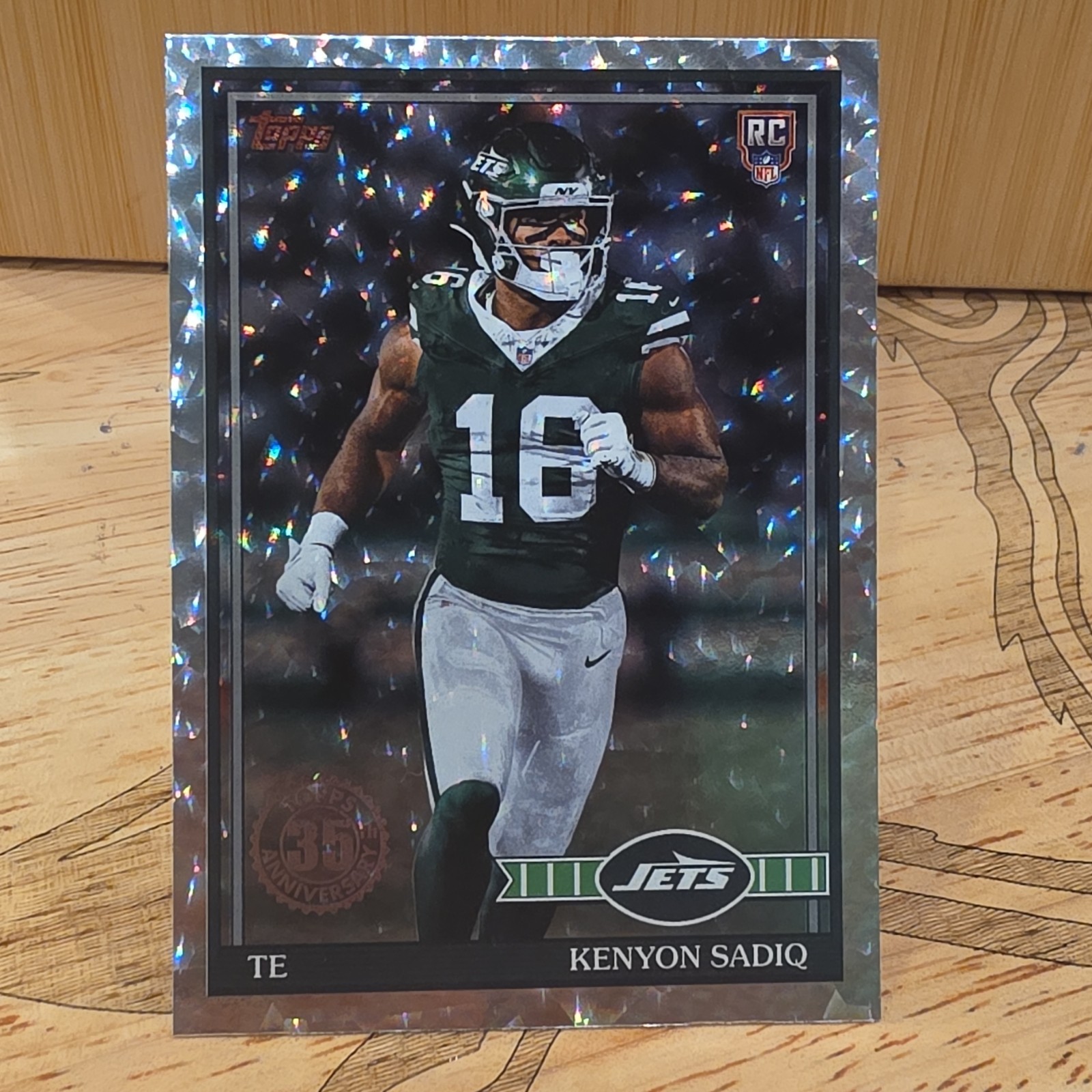 Kenyon Sadiq 2026 Topps Flagship Silver Crackle Foil Rookie New York Jets RC🔥🔥