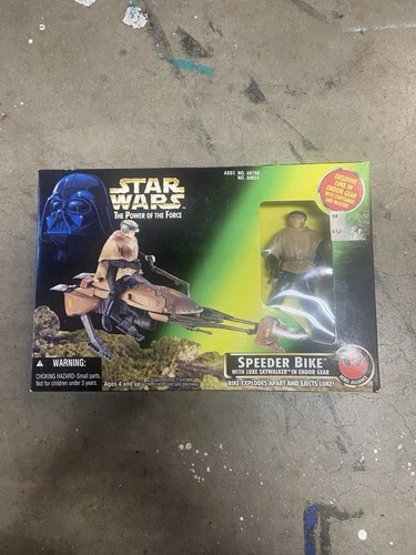 Vintage Star Wars Luke Skywalker  Speeder Bike NIB