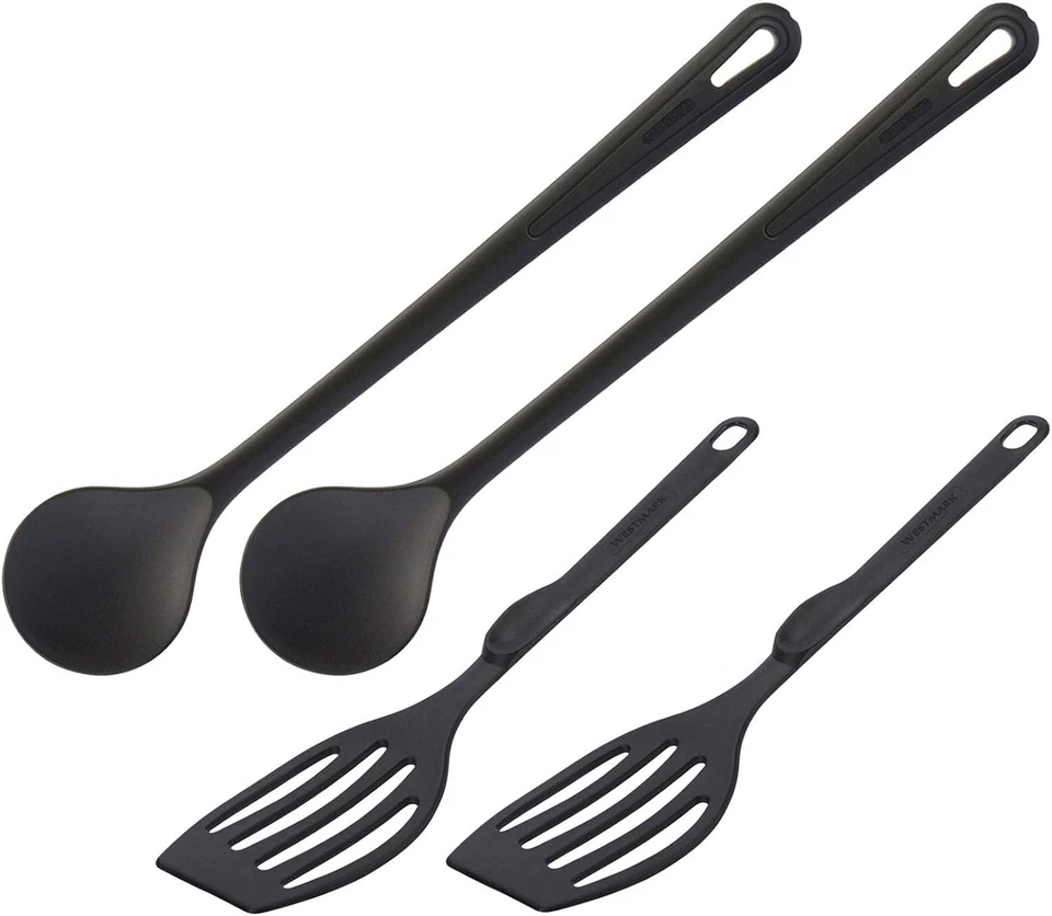 Westmark Set de utensilios de cocina, 4 pzs, 2 espátulas y 2 cucharas mezcladora - Imagen 3 de 4