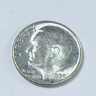 1958 P ROOSEVELT SILVER DIME 90% SILVER UNCIRCULATED COIN FROM SET #7467