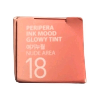 Peripera Ink Mood Glowy Tint Lip Tint Gloss Nude Area #18, 0.14 oz
