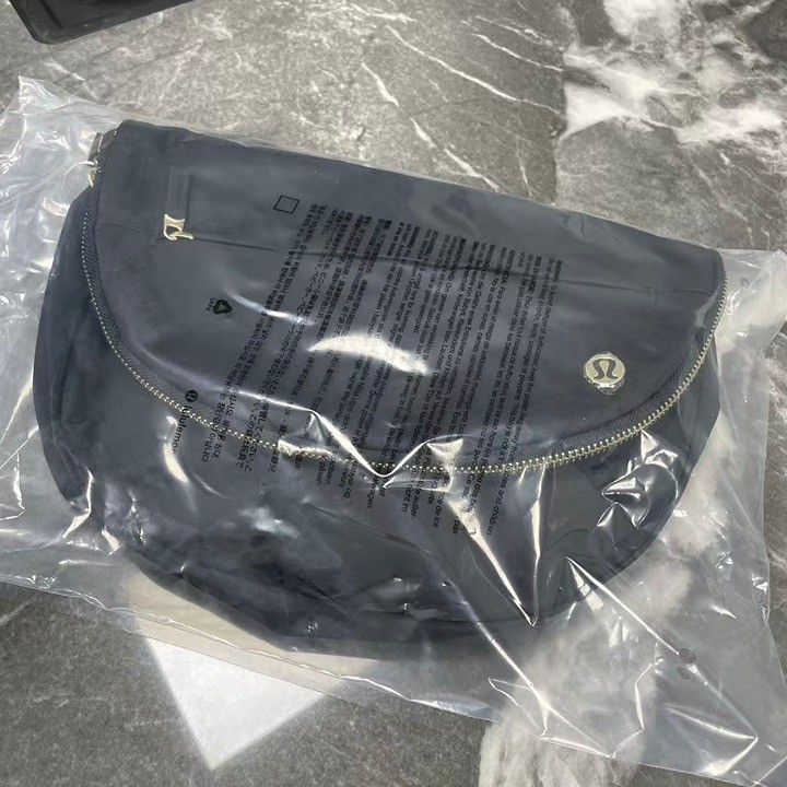 New Lululemon All Night Festival Bag 5L Black Gold – Trendy Crossbody