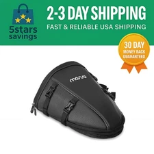 Stylish 10L Waterproof Motorcycle Tail Bag - Versatile Saddle Storage Pouch